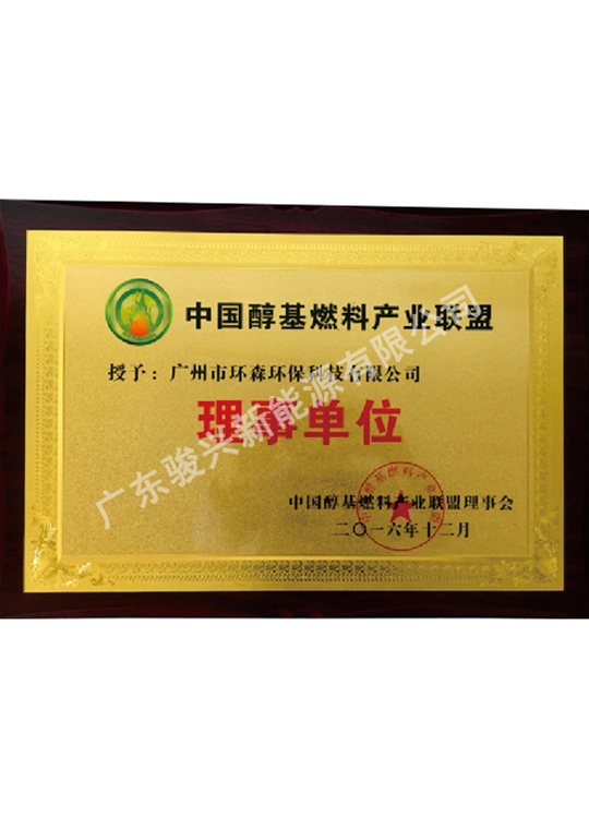中国醇基燃料产业联盟理事单位